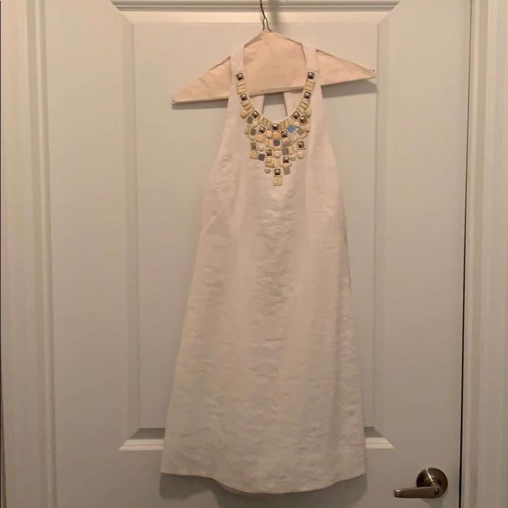 Open back dress